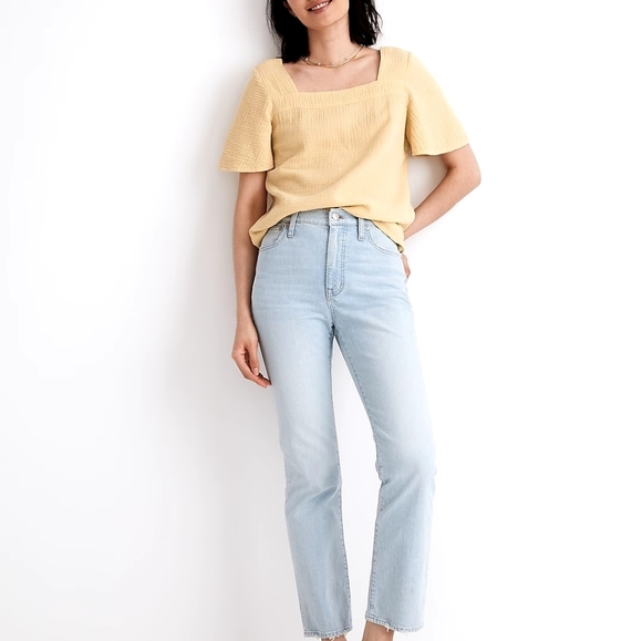 Madewell Denim - Madewell Slim Demi-Boot Jeans in Bellmeade Wash Womens Size 26
